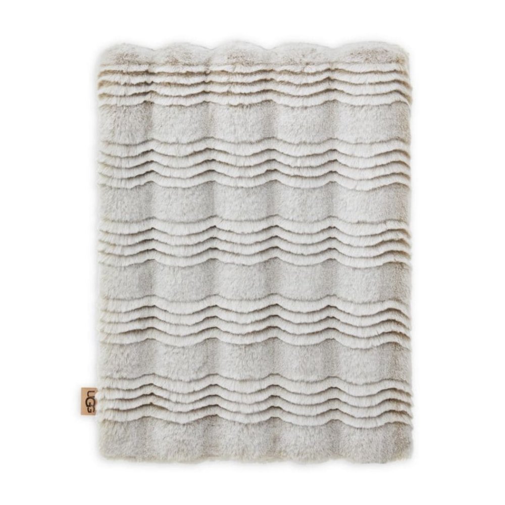 NWT UGG MARLI PLUSH 50 X 70‎ THROW BLANKET GRAY